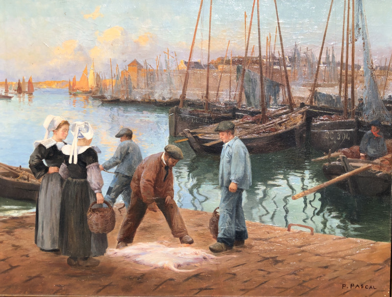 Pêcheurs de raies à Concarneau