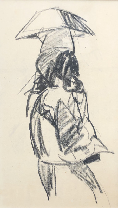 La paludière allant à la saline