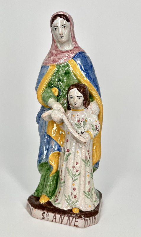 Sainte Anne apprenant à lire à la vierge