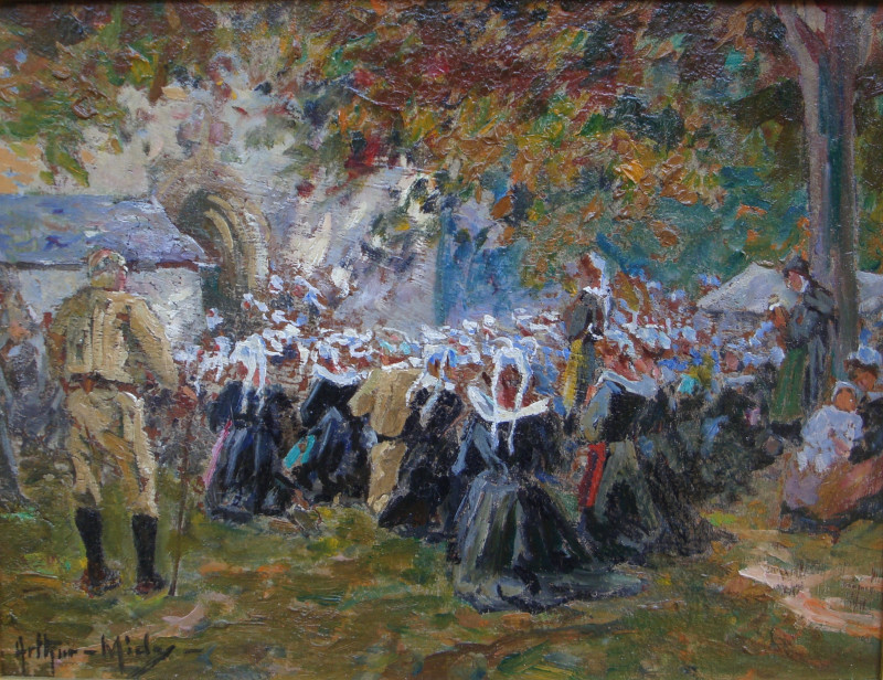 Procession en Bretagne par Arthur Midy