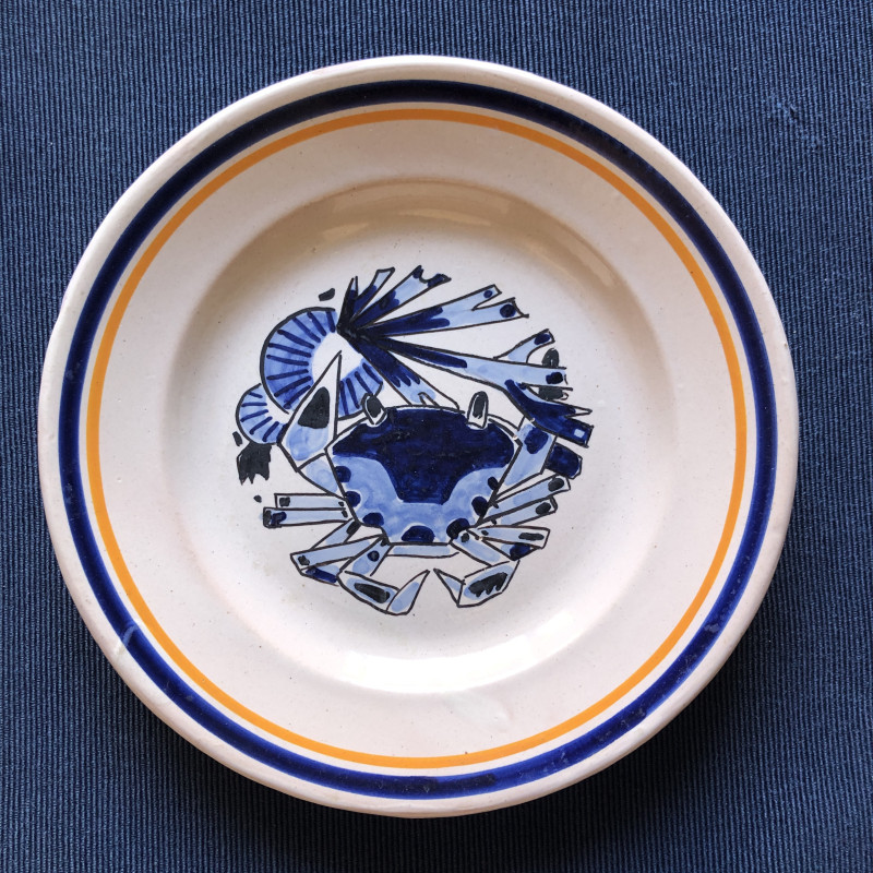 Petite assiette au crabe