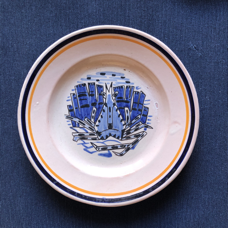 Petite assiette à l’araignée