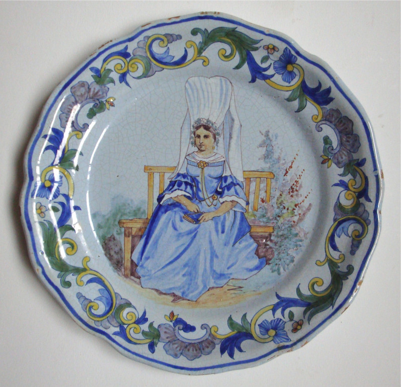 Assiette à la Normande par Porquier Beau