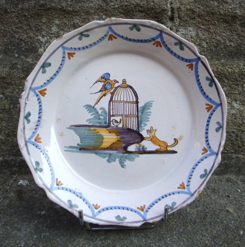 Assiette révolutionnaire XVIIIème