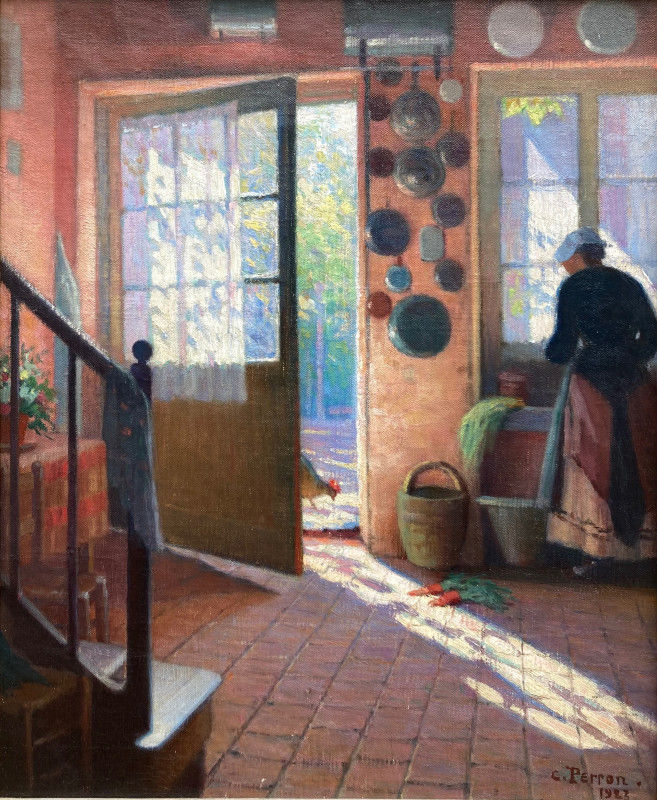 Effet de lumière dans un intérieur par Charles Perron