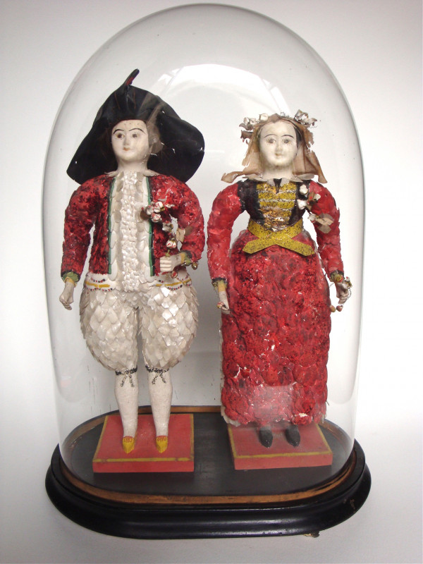 Couple de paludiers en coquillage