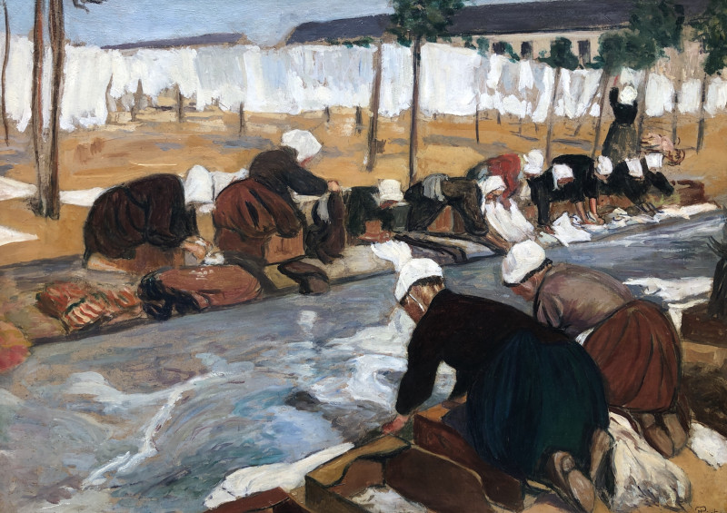 Femmes au lavoir de Fernand Piet