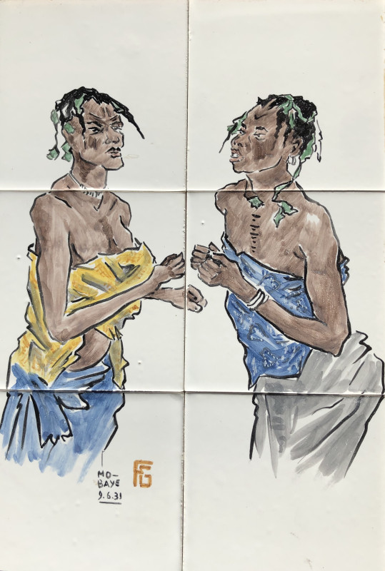 Femmes de Mobaye par Georges Géo-Fourrier