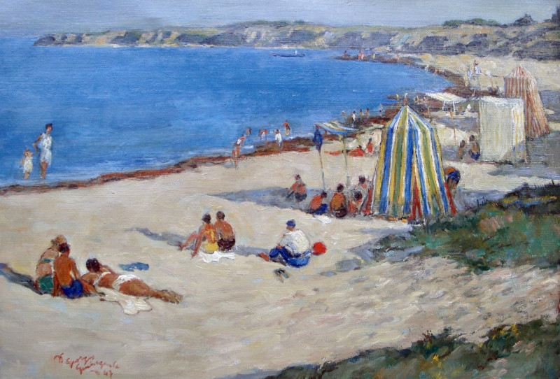 Plage bretonne par Guinégault