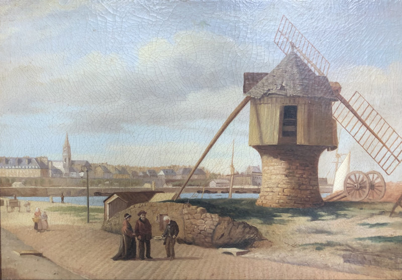 Moulin à Saint-Malo attribué à Henri Arondel