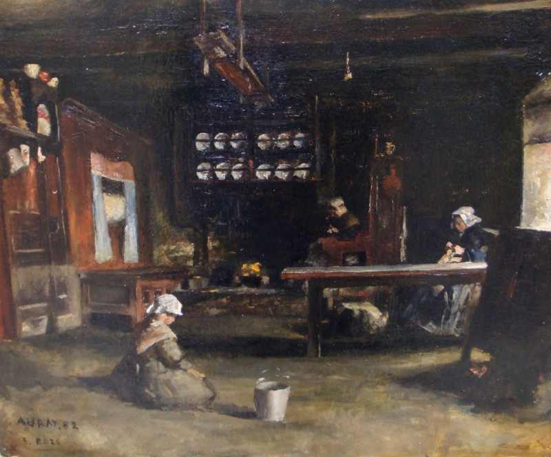 Intérieur breton à Auray par E. Roze