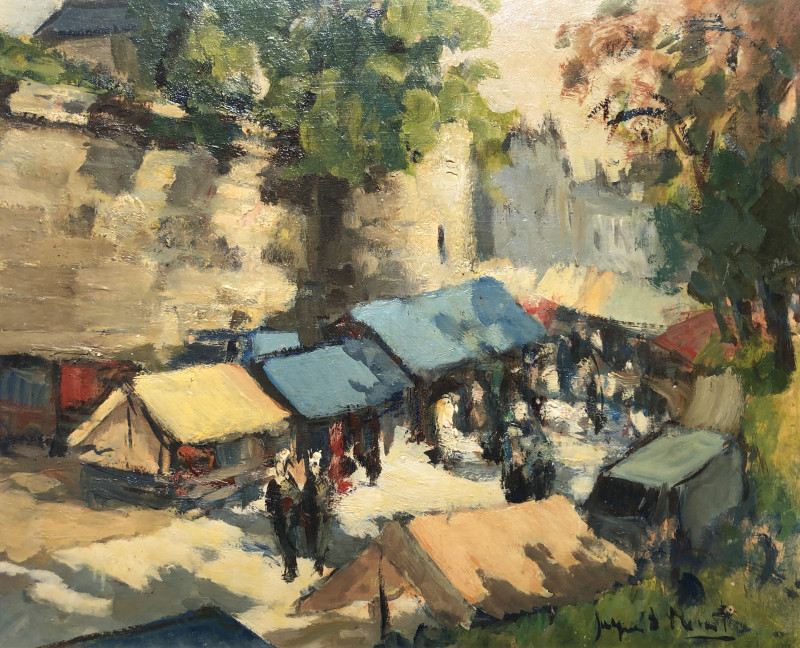 Marché à Guérande par Jacques A. Prévost