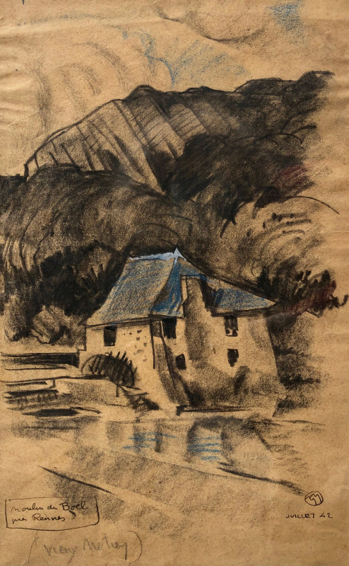 Le moulin du Boël par Mathurin Méheut