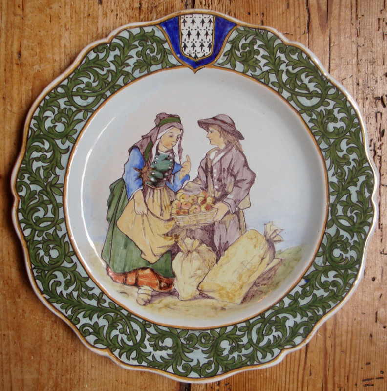 Vendeuse de pommes par Porquier