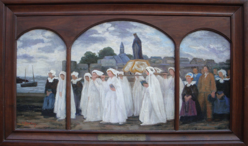 Procession de Notre Dame des Flots de Concarneau par Blahay