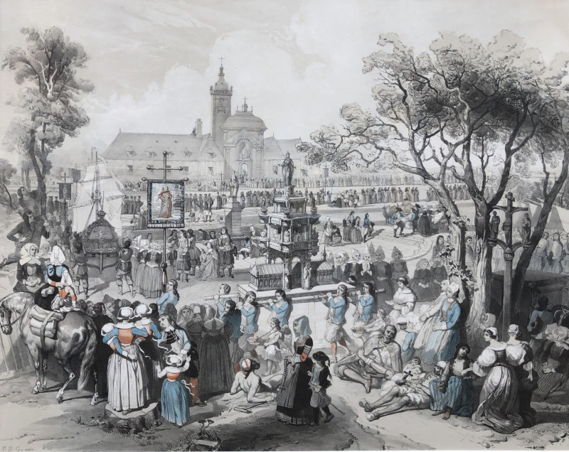 Grand pardon de Saint-Anne d’Auray par Prosper Saint-Germain