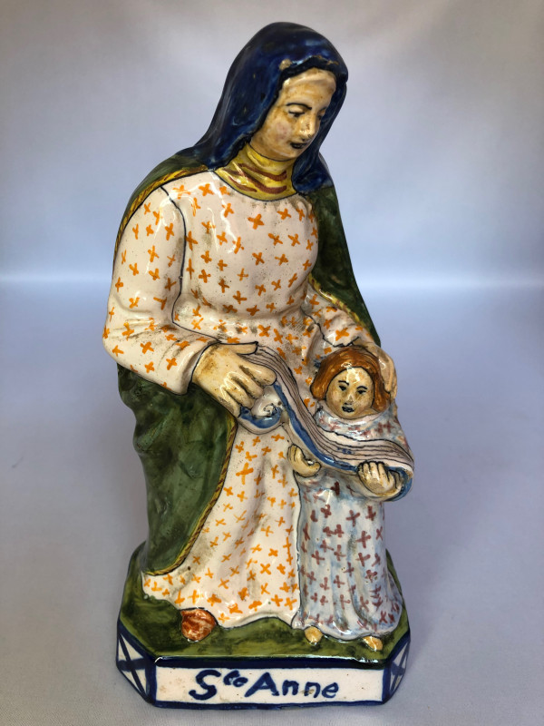 Sainte-Anne apprenant à lire à la vierge Marie