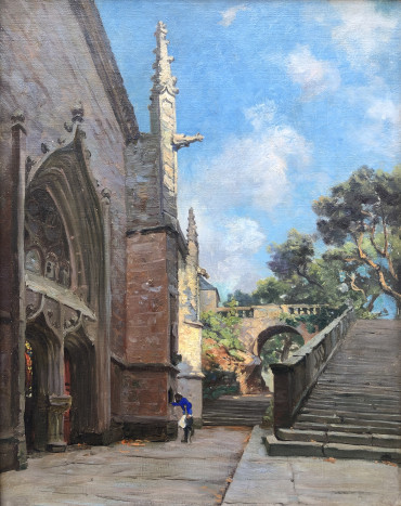 Chapelle Sainte Barbe du Faouët par Victor Hareux