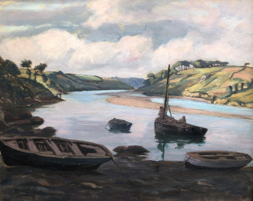 Vue de la Laïta du port du bas-Pouldu