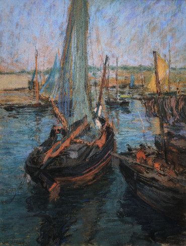  Bateaux au mouillage à Concarneau