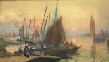 Retour de pêche à Concarneau 