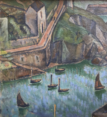 Le port de Doëlan par Adolphe Beaufrère