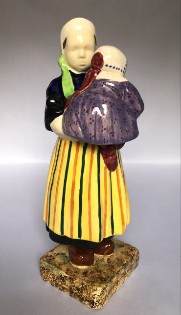 Jeune-femme et son enfant par Berthe Savigny