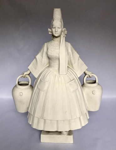 La bigoudène porteuse d’eau par Charles Maillard