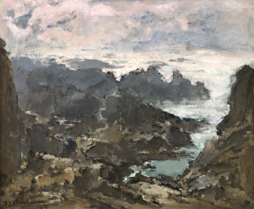 Tempête à Ouessant par Louis-Marie Désiré-Lucas