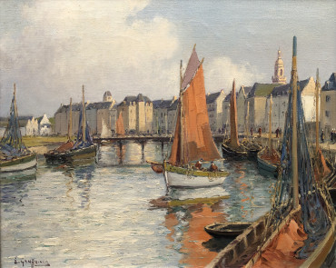 Le port du Croisic par Émile Gauffriaud