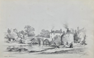 Le pont Saint-Antoine à Clisson par Jules Noël