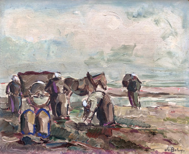 Les goémoniers par Pierre de Belay