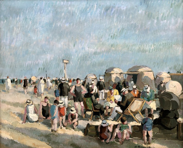 Sur la plage par Pierre de Belay
