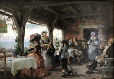 La taverne « au beau navire » par Pierre Outin