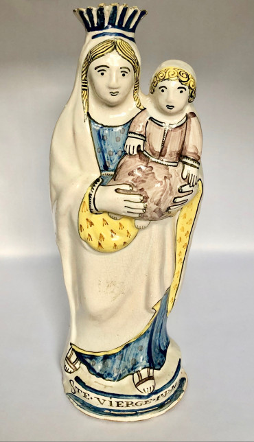 Grande vierge XVIIIe de la maison Caussy