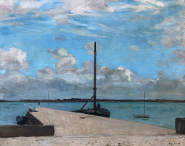 La jetée de Locmariaquer par Willem Van Hasselt